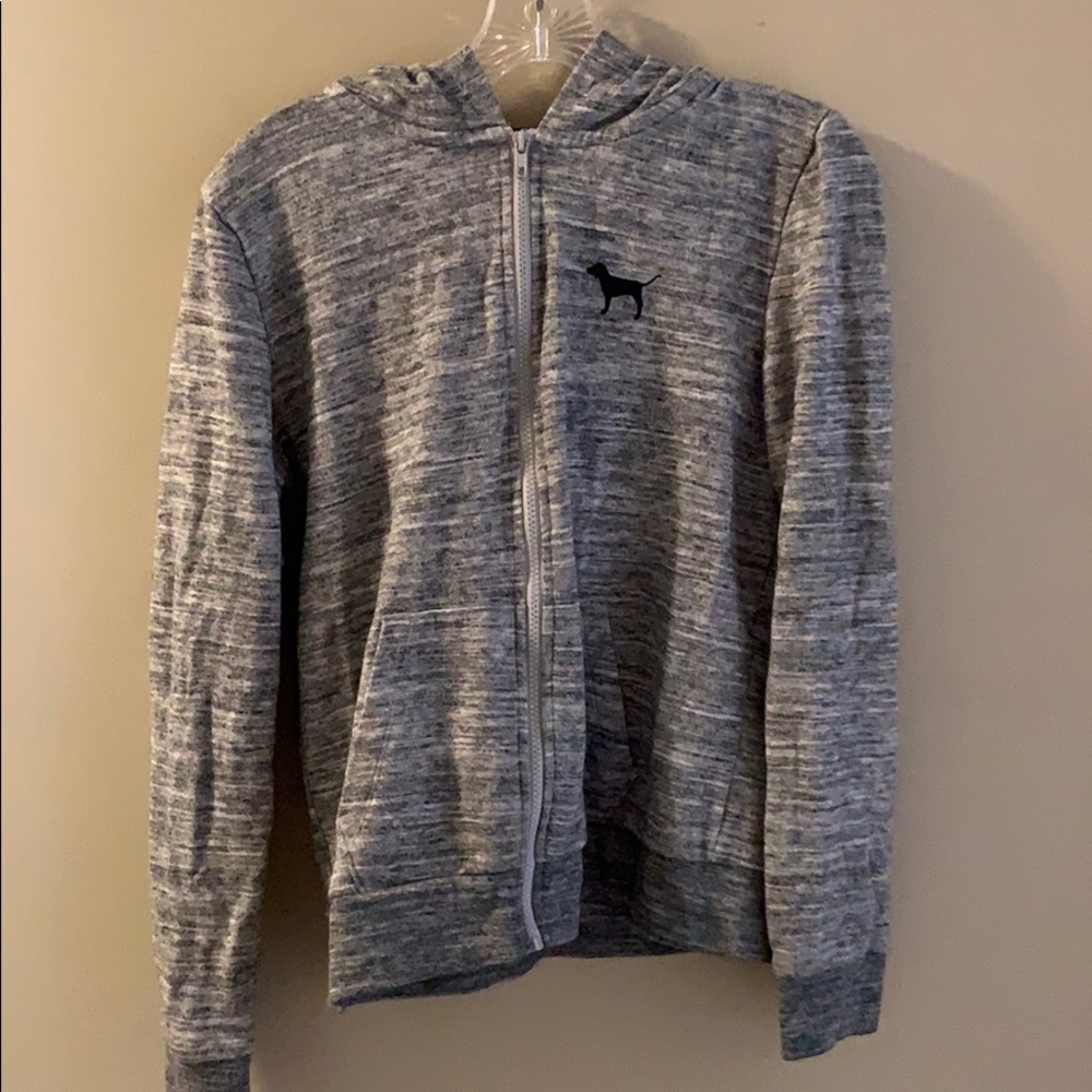 grey vs pink sweatshirt